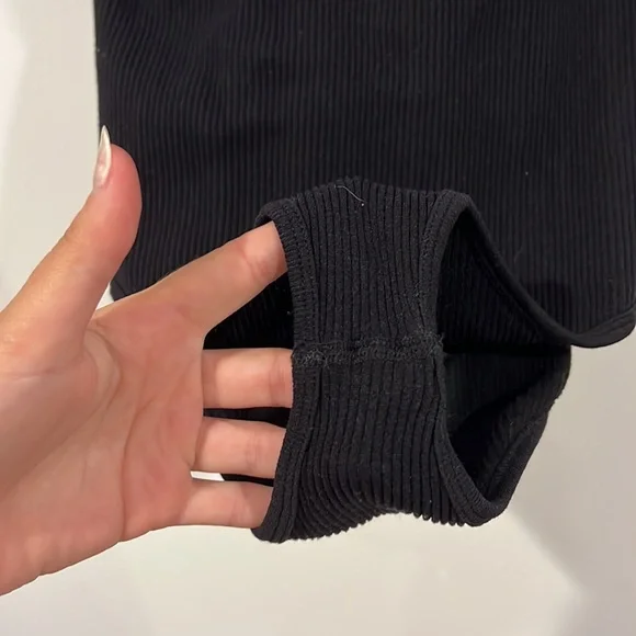 Zara black seamless thong bodysuit - Picture 5 of 6